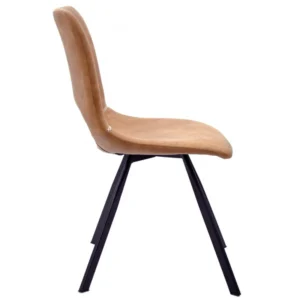 mobiliario-contract-silla antibes new metal similpiel marron claro 3 1